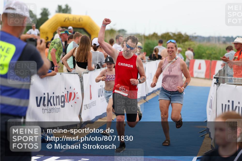 22.06.2025 - Viking Triathlon Michael Strokosch http://msf.ph/oto/8071830 22.06.2025 15:32:16 Ziel 632 meine-sportfotos.de