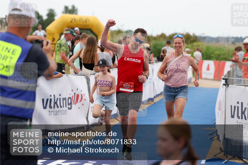22.06.2025 - Viking Triathlon Michael Strokosch http://msf.ph/oto/8071833 22.06.2025 15:32:16 Ziel 632 meine-sportfotos.de