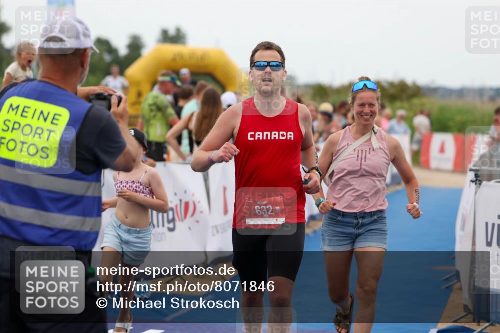 22.06.2025 - Viking Triathlon Michael Strokosch http://msf.ph/oto/8071846 22.06.2025 15:32:17 Ziel 632 meine-sportfotos.de