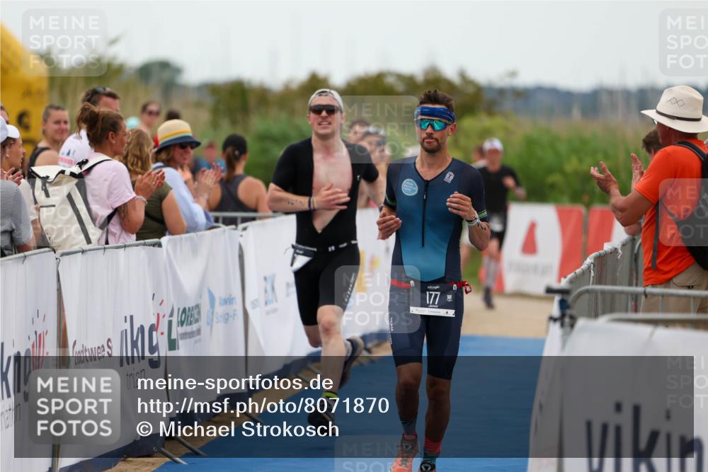 22.06.2025 - Viking Triathlon Michael Strokosch http://msf.ph/oto/8071870 22.06.2025 15:32:25 Ziel 177, 297 meine-sportfotos.de
