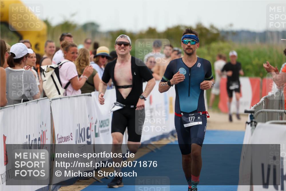 22.06.2025 - Viking Triathlon Michael Strokosch http://msf.ph/oto/8071876 22.06.2025 15:32:25 Ziel 177, 297 meine-sportfotos.de