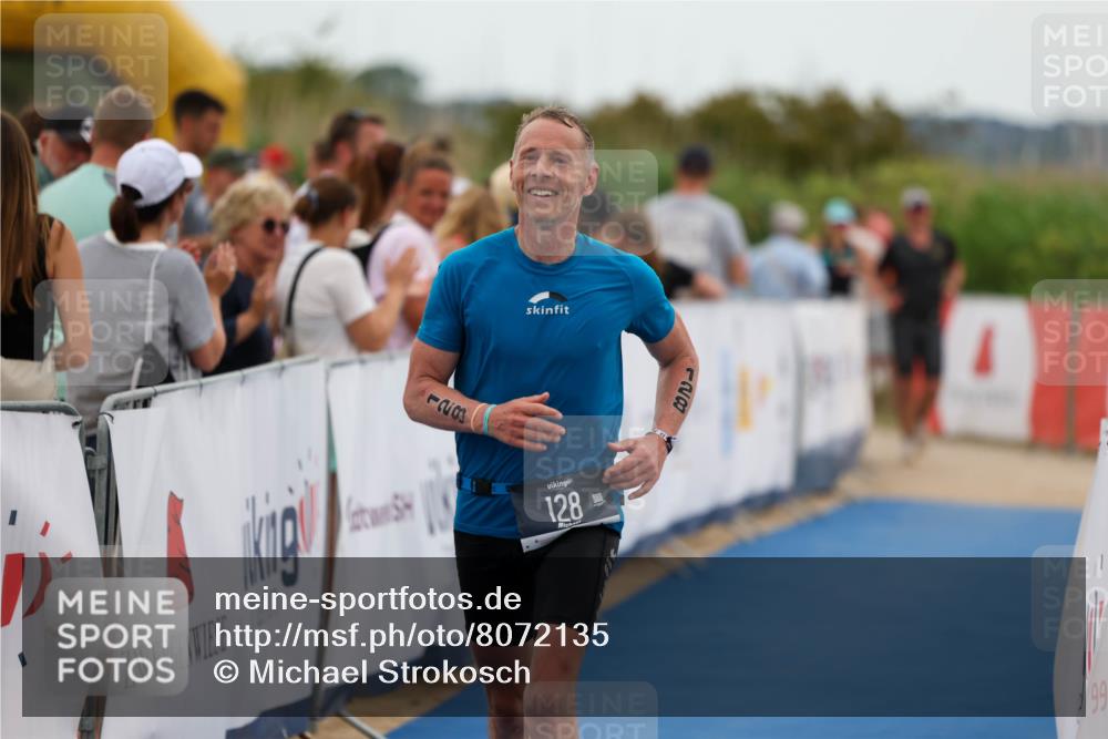 22.06.2025 - Viking Triathlon Michael Strokosch http://msf.ph/oto/8072135 22.06.2025 15:34:55 Ziel 128 meine-sportfotos.de