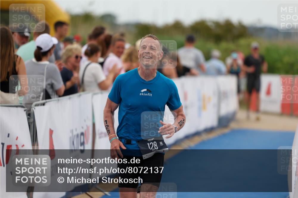 22.06.2025 - Viking Triathlon Michael Strokosch http://msf.ph/oto/8072137 22.06.2025 15:34:55 Ziel 128 meine-sportfotos.de