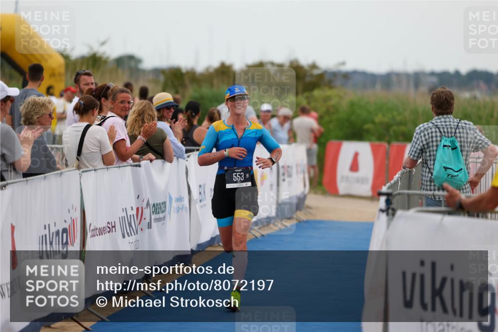 22.06.2025 - Viking Triathlon Michael Strokosch http://msf.ph/oto/8072197 22.06.2025 15:35:11 Ziel 134, 553 meine-sportfotos.de