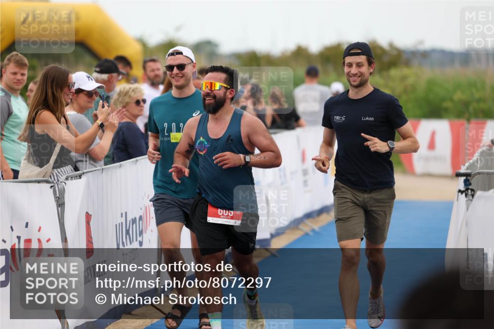 22.06.2025 - Viking Triathlon Michael Strokosch http://msf.ph/oto/8072297 22.06.2025 15:35:32 Ziel 609 meine-sportfotos.de