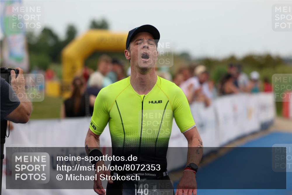 22.06.2025 - Viking Triathlon Michael Strokosch http://msf.ph/oto/8072353 22.06.2025 15:36:50 Ziel 148 meine-sportfotos.de