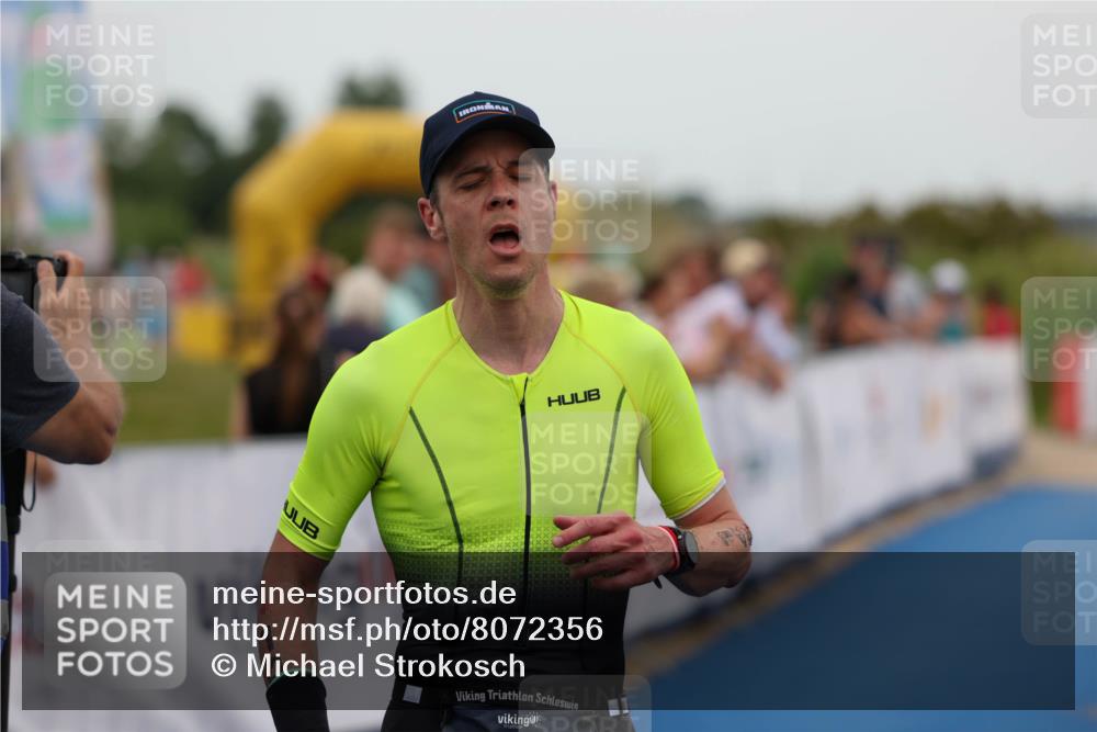 22.06.2025 - Viking Triathlon Michael Strokosch http://msf.ph/oto/8072356 22.06.2025 15:36:50 Ziel 148 meine-sportfotos.de