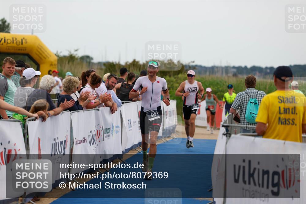 22.06.2025 - Viking Triathlon Michael Strokosch http://msf.ph/oto/8072369 22.06.2025 15:37:01 Ziel 450, 480 meine-sportfotos.de