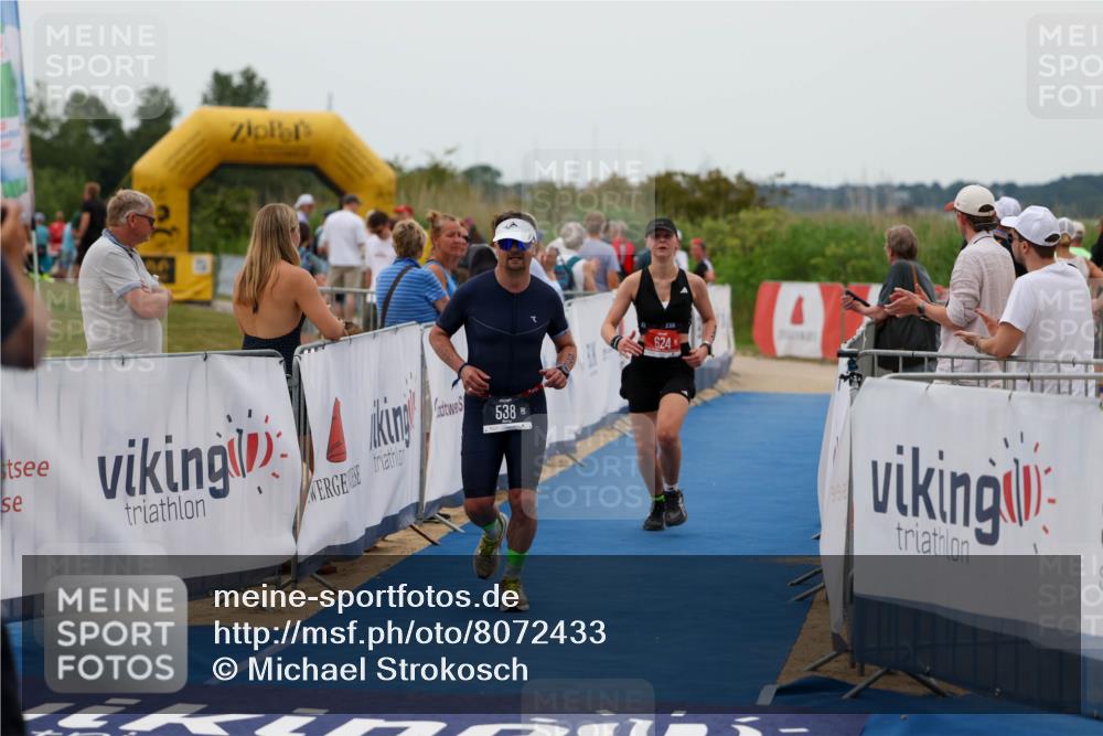 22.06.2025 - Viking Triathlon Michael Strokosch http://msf.ph/oto/8072433 22.06.2025 15:52:02 Ziel 538, 624 meine-sportfotos.de