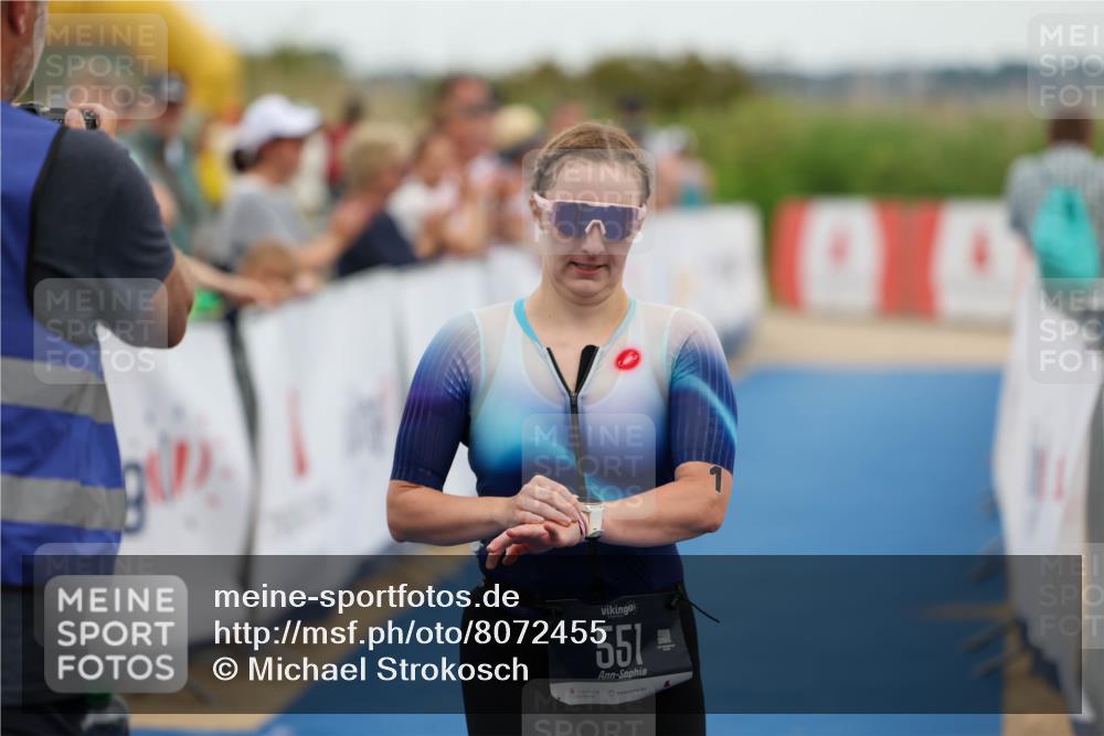 22.06.2025 - Viking Triathlon Michael Strokosch http://msf.ph/oto/8072455 22.06.2025 15:37:41 Ziel 551 meine-sportfotos.de