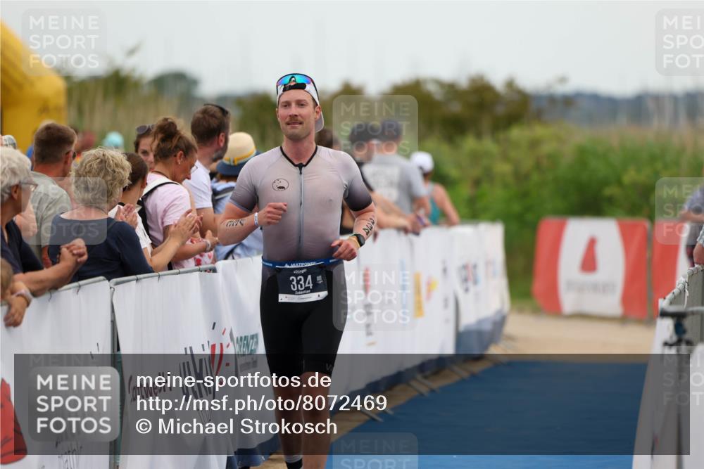 22.06.2025 - Viking Triathlon Michael Strokosch http://msf.ph/oto/8072469 22.06.2025 15:38:20 Ziel 334 meine-sportfotos.de
