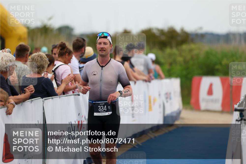 22.06.2025 - Viking Triathlon Michael Strokosch http://msf.ph/oto/8072471 22.06.2025 15:38:20 Ziel 334 meine-sportfotos.de