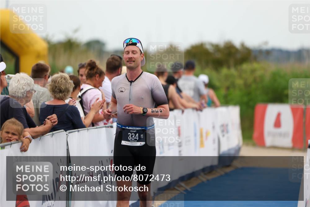 22.06.2025 - Viking Triathlon Michael Strokosch http://msf.ph/oto/8072473 22.06.2025 15:38:21 Ziel 334 meine-sportfotos.de