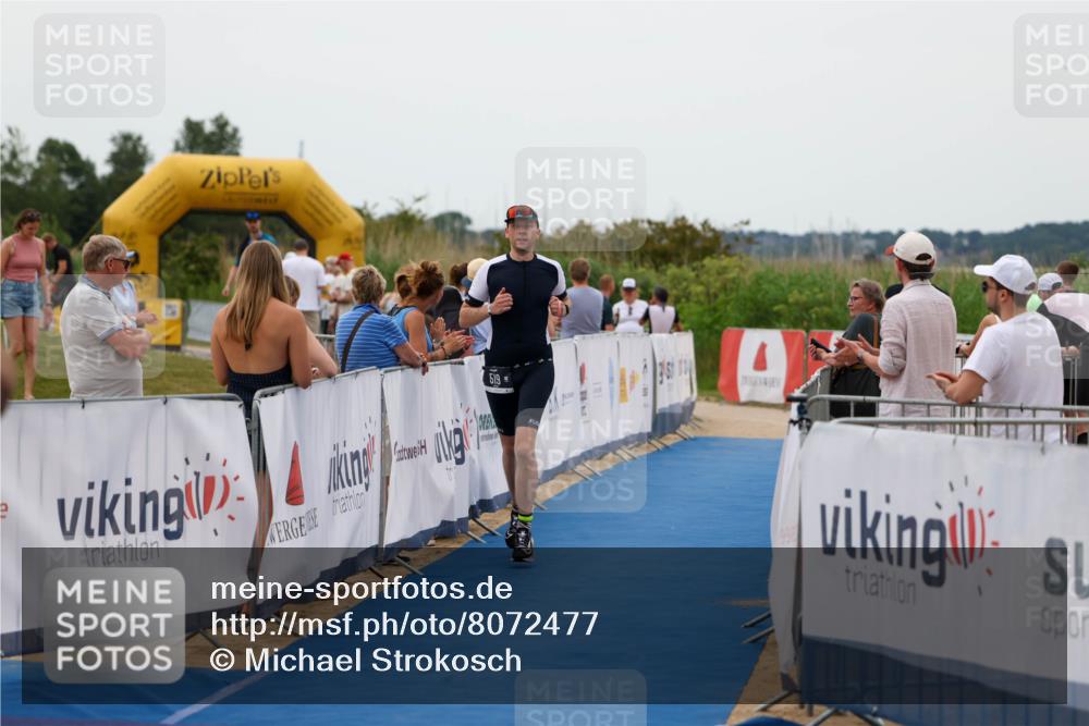 22.06.2025 - Viking Triathlon Michael Strokosch http://msf.ph/oto/8072477 22.06.2025 15:52:27 Ziel 519 meine-sportfotos.de