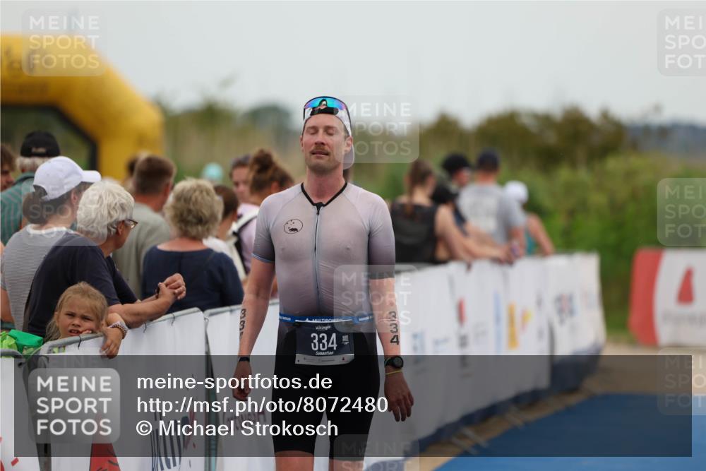 22.06.2025 - Viking Triathlon Michael Strokosch http://msf.ph/oto/8072480 22.06.2025 15:38:21 Ziel 334 meine-sportfotos.de