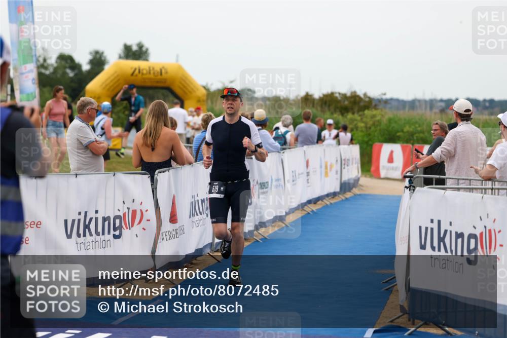 22.06.2025 - Viking Triathlon Michael Strokosch http://msf.ph/oto/8072485 22.06.2025 15:52:28 Ziel 519 meine-sportfotos.de