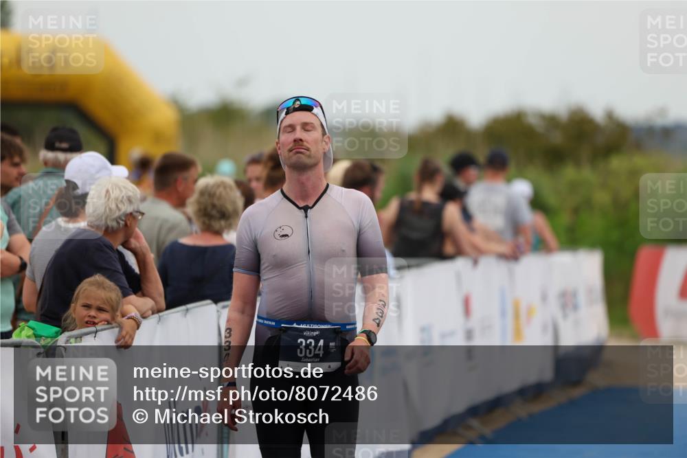 22.06.2025 - Viking Triathlon Michael Strokosch http://msf.ph/oto/8072486 22.06.2025 15:38:22 Ziel 334 meine-sportfotos.de