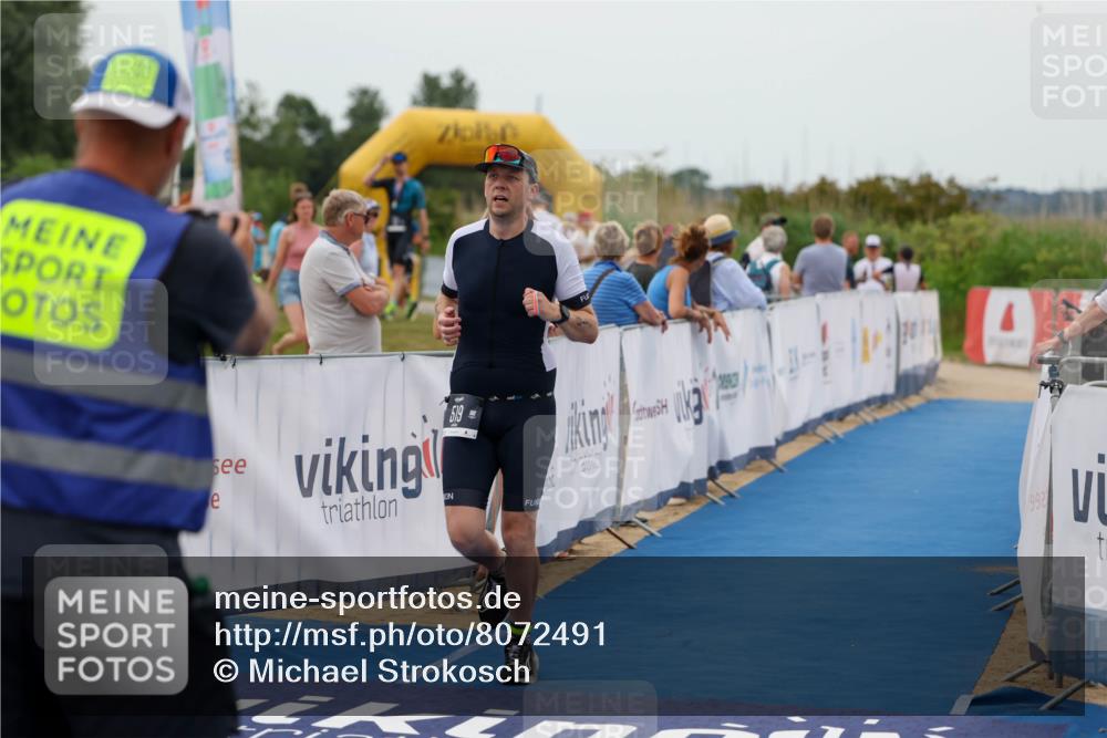 22.06.2025 - Viking Triathlon Michael Strokosch http://msf.ph/oto/8072491 22.06.2025 15:52:29 Ziel 519 meine-sportfotos.de