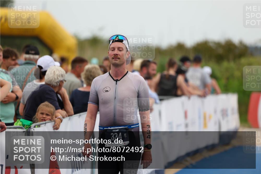 22.06.2025 - Viking Triathlon Michael Strokosch http://msf.ph/oto/8072492 22.06.2025 15:38:22 Ziel 334 meine-sportfotos.de
