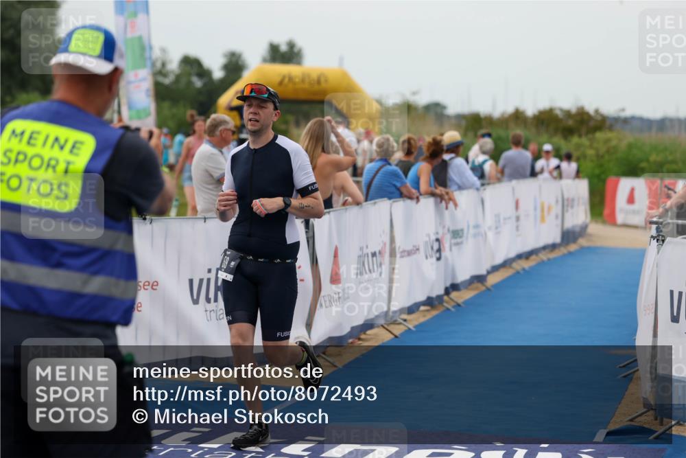 22.06.2025 - Viking Triathlon Michael Strokosch http://msf.ph/oto/8072493 22.06.2025 15:52:29 Ziel 519 meine-sportfotos.de