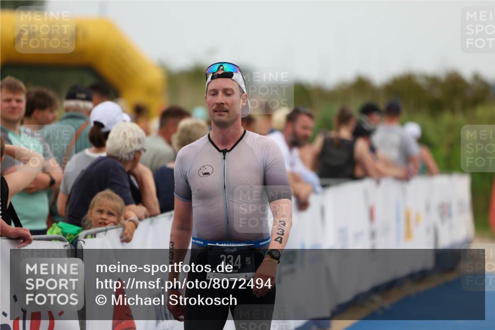 22.06.2025 - Viking Triathlon Michael Strokosch http://msf.ph/oto/8072494 22.06.2025 15:38:22 Ziel 334 meine-sportfotos.de
