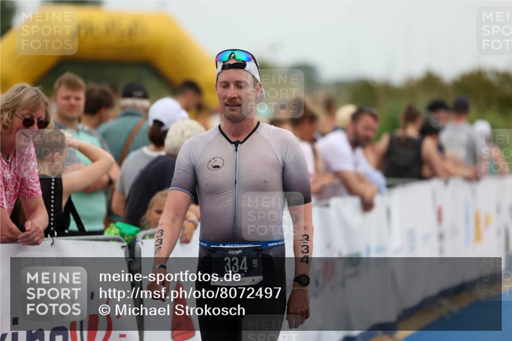 22.06.2025 - Viking Triathlon Michael Strokosch http://msf.ph/oto/8072497 22.06.2025 15:38:23 Ziel 334 meine-sportfotos.de