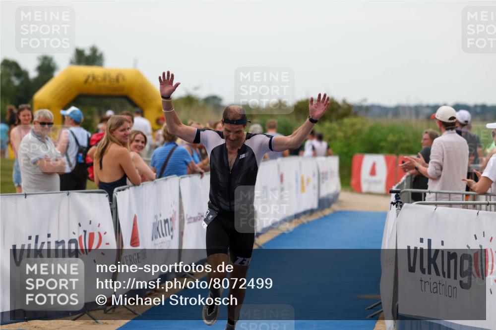 22.06.2025 - Viking Triathlon Michael Strokosch http://msf.ph/oto/8072499 22.06.2025 15:52:51 Ziel 463 meine-sportfotos.de