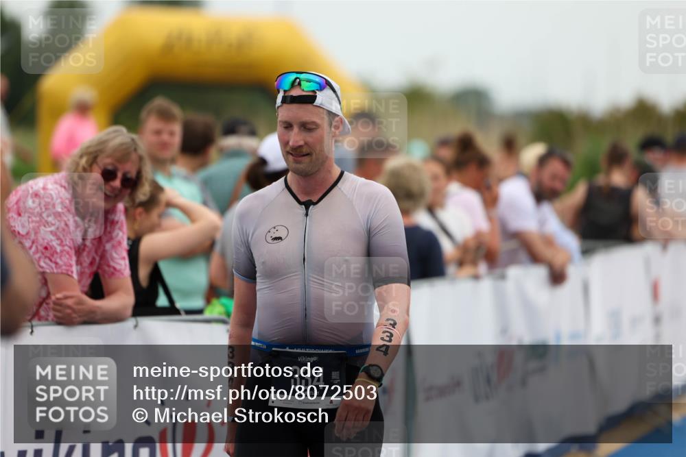 22.06.2025 - Viking Triathlon Michael Strokosch http://msf.ph/oto/8072503 22.06.2025 15:38:24 Ziel 334 meine-sportfotos.de