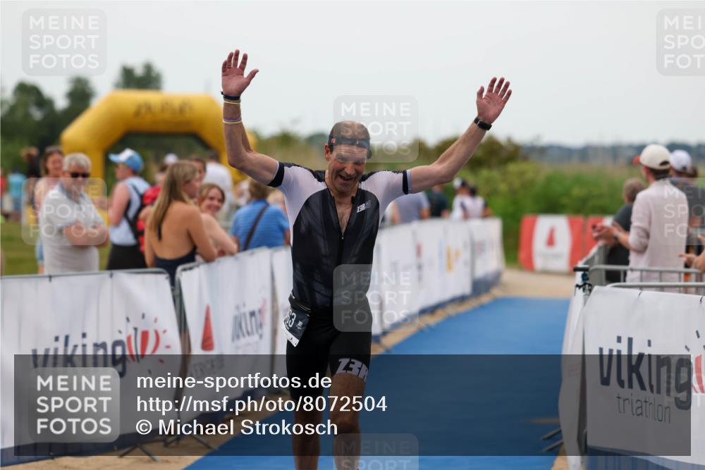 22.06.2025 - Viking Triathlon Michael Strokosch http://msf.ph/oto/8072504 22.06.2025 15:52:52 Ziel 463 meine-sportfotos.de