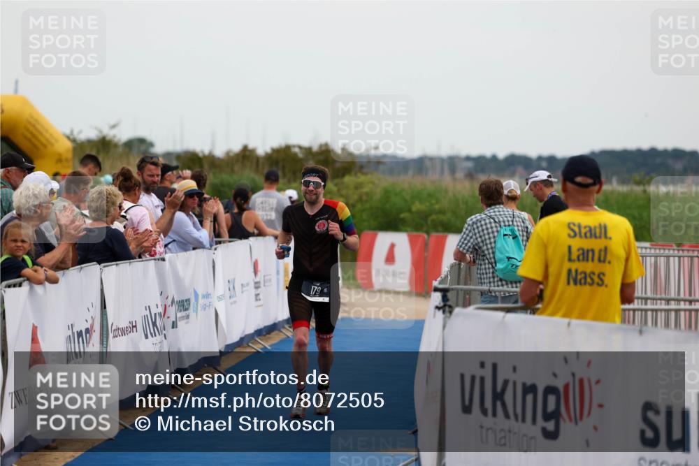 22.06.2025 - Viking Triathlon Michael Strokosch http://msf.ph/oto/8072505 22.06.2025 15:38:33 Ziel 179 meine-sportfotos.de