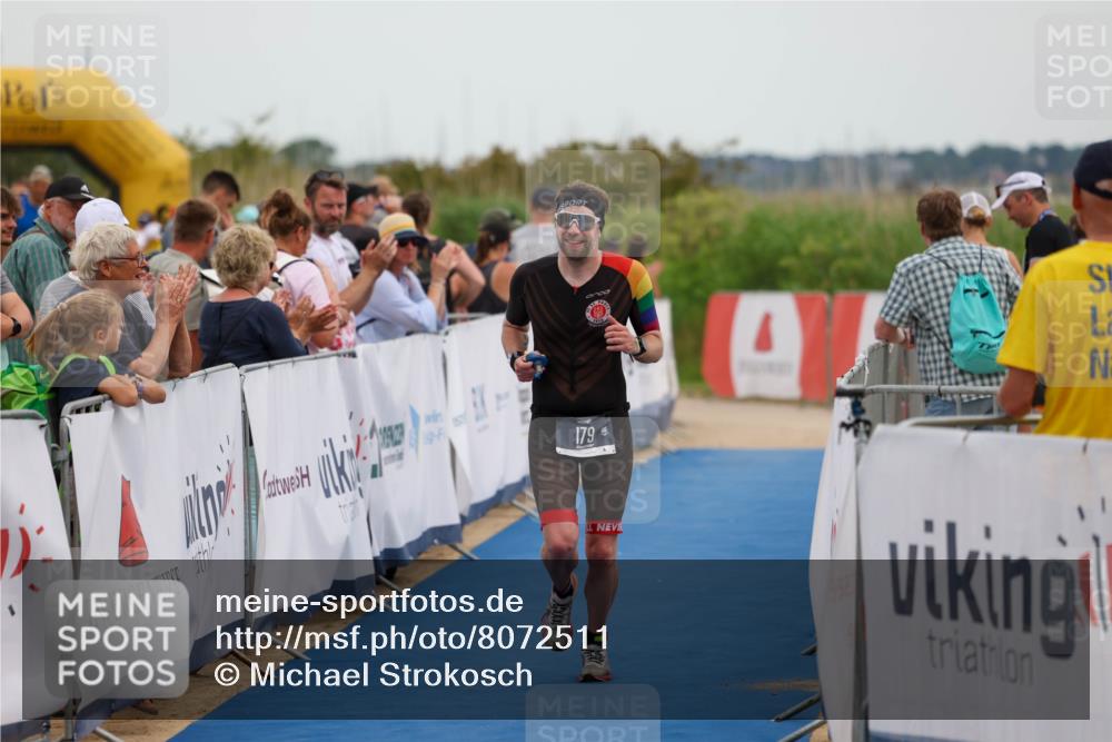 22.06.2025 - Viking Triathlon Michael Strokosch http://msf.ph/oto/8072511 22.06.2025 15:38:34 Ziel 179 meine-sportfotos.de