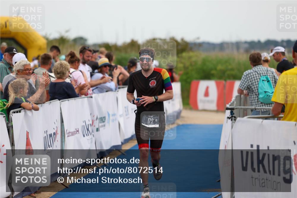 22.06.2025 - Viking Triathlon Michael Strokosch http://msf.ph/oto/8072514 22.06.2025 15:38:34 Ziel 179 meine-sportfotos.de