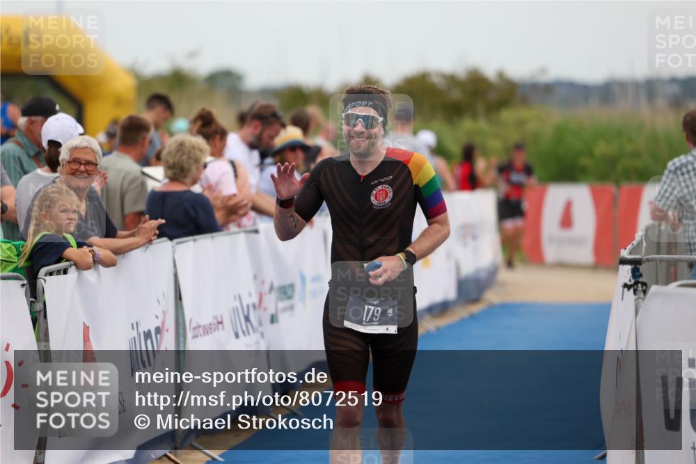 22.06.2025 - Viking Triathlon Michael Strokosch http://msf.ph/oto/8072519 22.06.2025 15:38:34 Ziel 179 meine-sportfotos.de