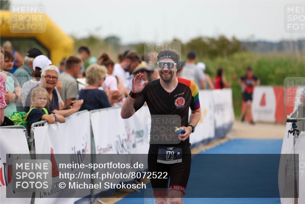 22.06.2025 - Viking Triathlon Michael Strokosch http://msf.ph/oto/8072522 22.06.2025 15:38:35 Ziel 179 meine-sportfotos.de
