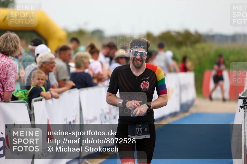 22.06.2025 - Viking Triathlon Michael Strokosch http://msf.ph/oto/8072528 22.06.2025 15:38:35 Ziel 179 meine-sportfotos.de
