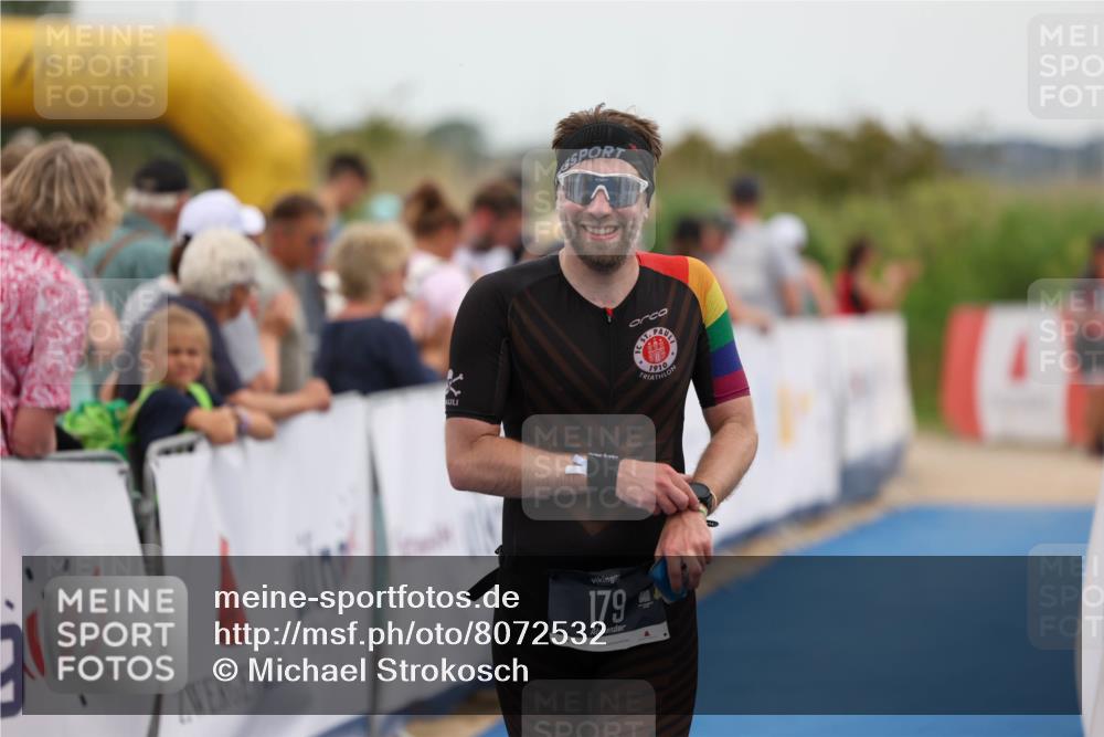 22.06.2025 - Viking Triathlon Michael Strokosch http://msf.ph/oto/8072532 22.06.2025 15:38:35 Ziel 179 meine-sportfotos.de