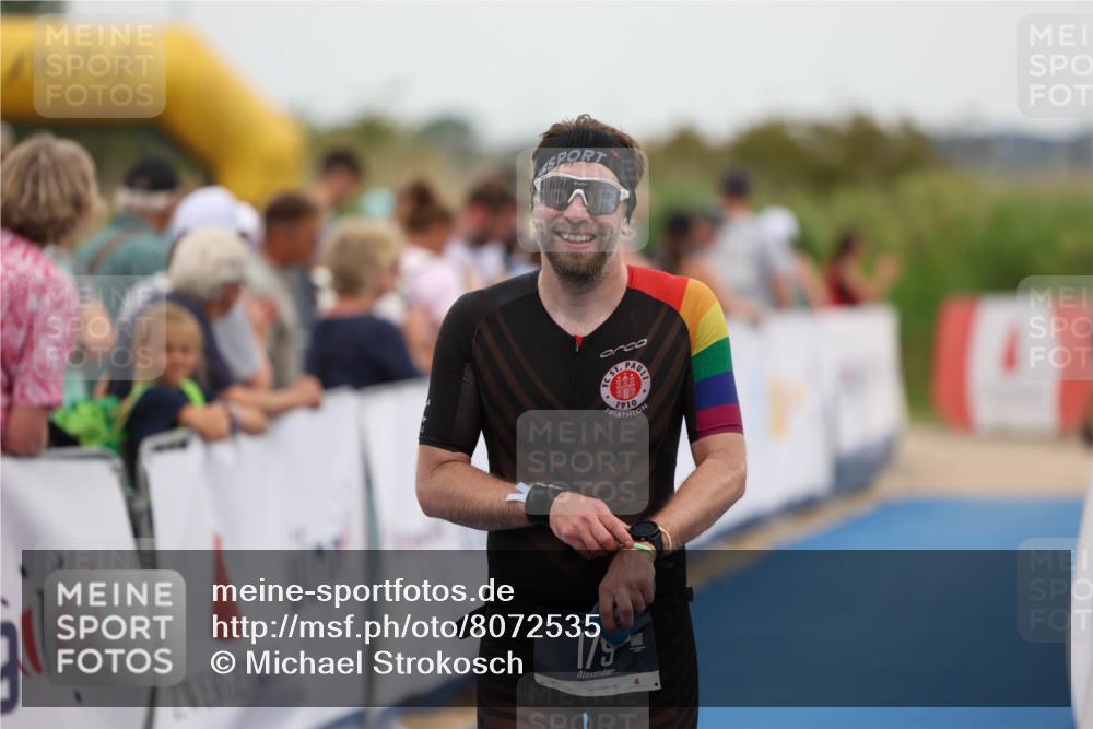 22.06.2025 - Viking Triathlon Michael Strokosch http://msf.ph/oto/8072535 22.06.2025 15:38:36 Ziel 179 meine-sportfotos.de