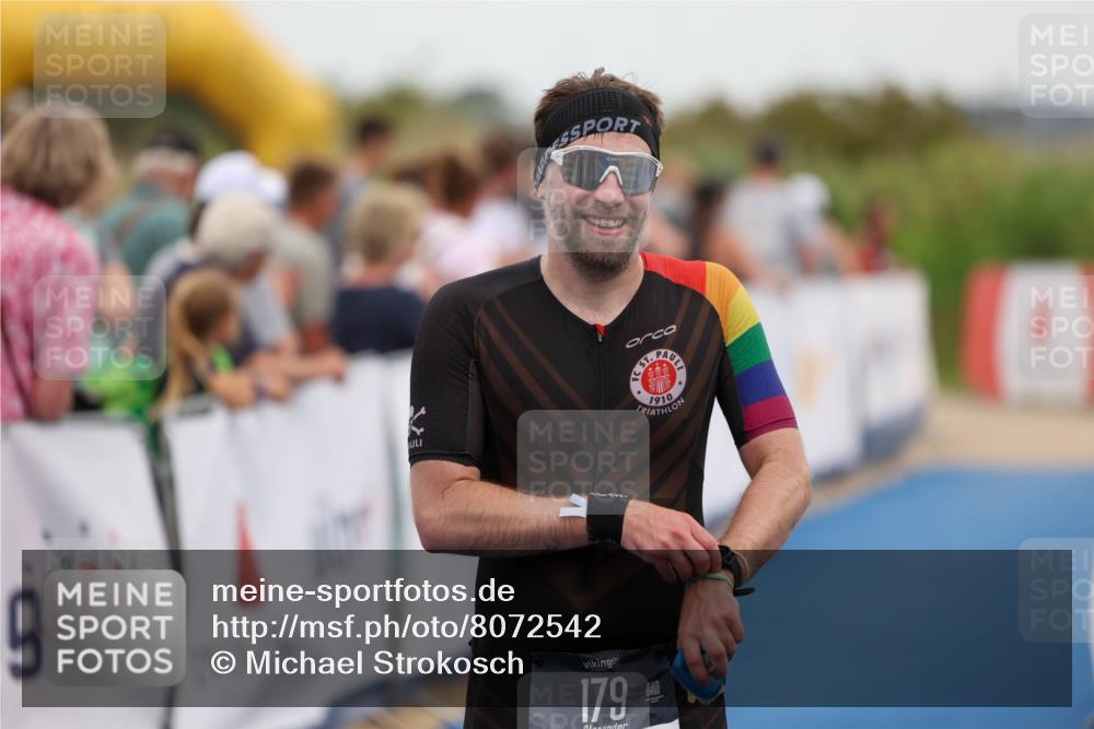 22.06.2025 - Viking Triathlon Michael Strokosch http://msf.ph/oto/8072542 22.06.2025 15:38:36 Ziel 179 meine-sportfotos.de