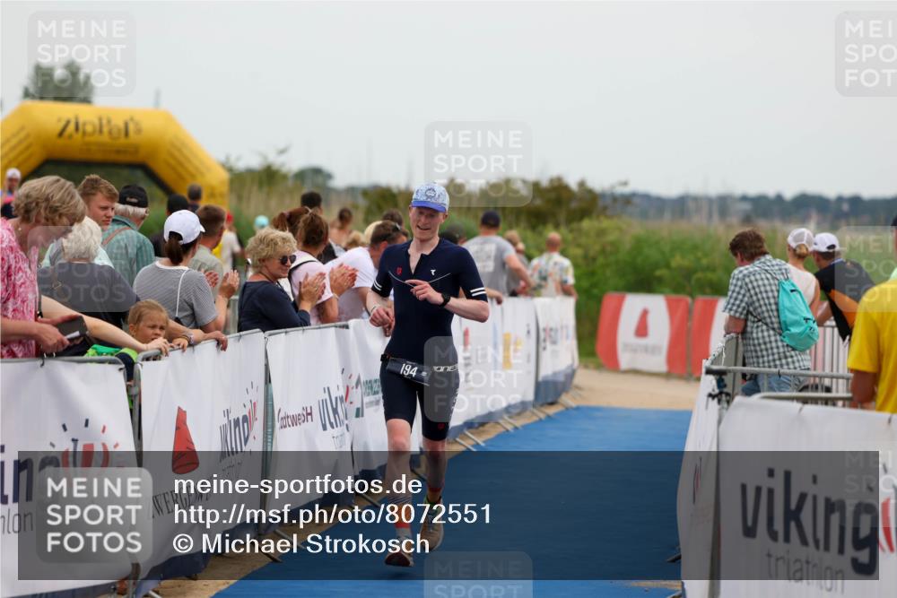22.06.2025 - Viking Triathlon Michael Strokosch http://msf.ph/oto/8072551 22.06.2025 15:38:57 Ziel 194 meine-sportfotos.de