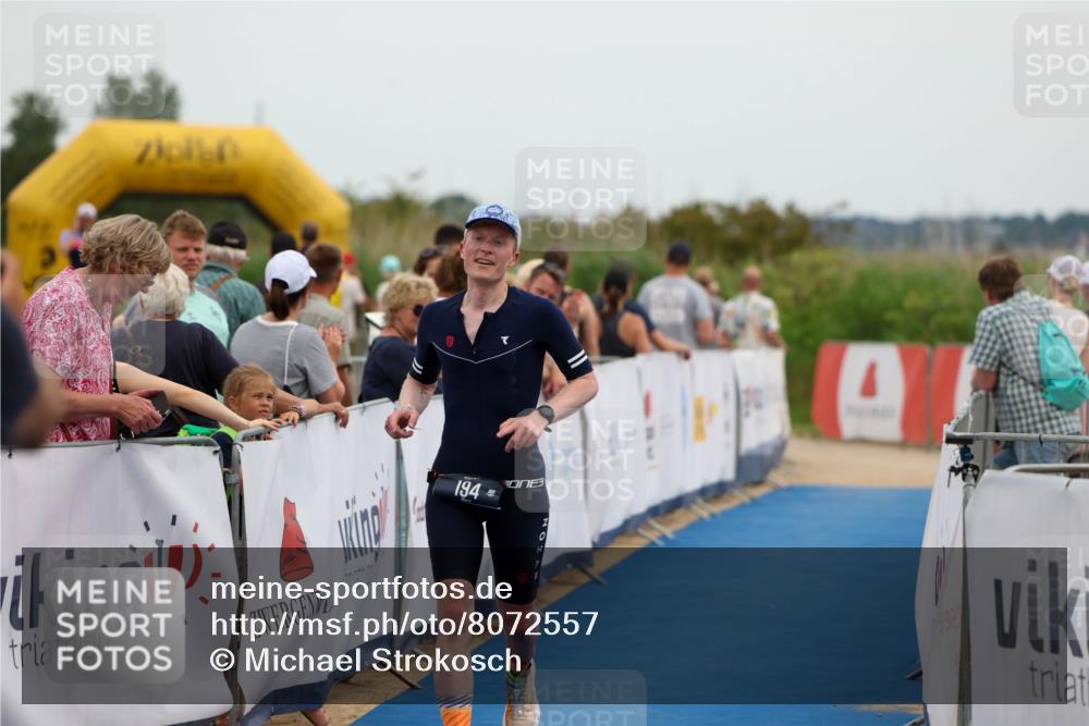 22.06.2025 - Viking Triathlon Michael Strokosch http://msf.ph/oto/8072557 22.06.2025 15:38:58 Ziel 194 meine-sportfotos.de