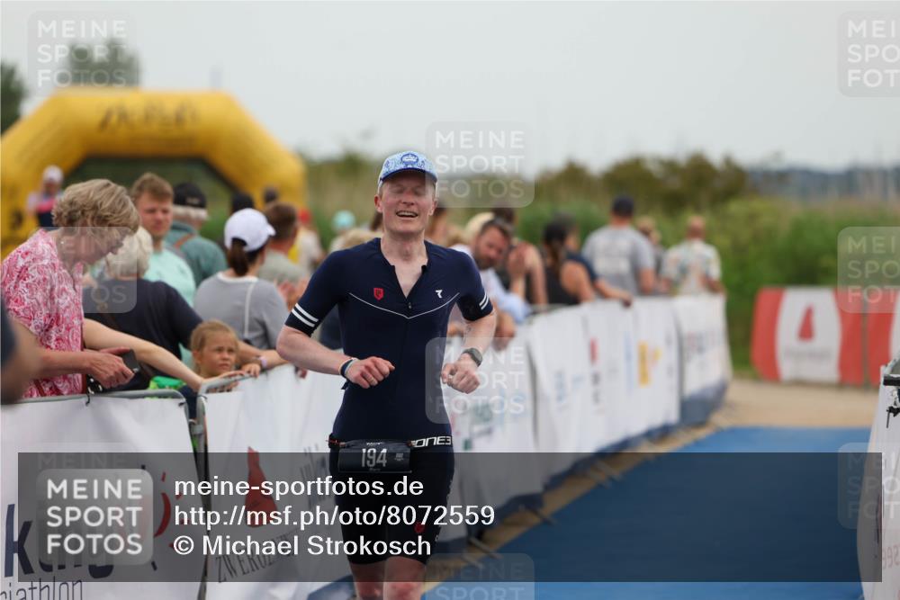 22.06.2025 - Viking Triathlon Michael Strokosch http://msf.ph/oto/8072559 22.06.2025 15:38:58 Ziel 194 meine-sportfotos.de