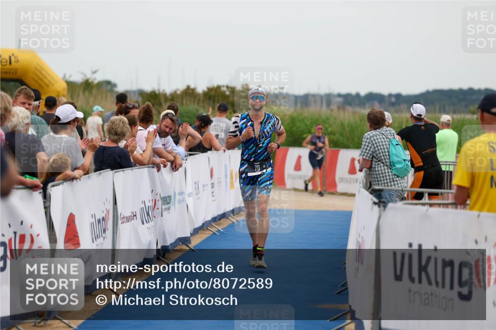 22.06.2025 - Viking Triathlon Michael Strokosch http://msf.ph/oto/8072589 22.06.2025 15:39:08 Ziel 70 meine-sportfotos.de