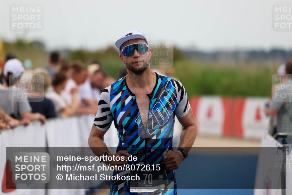 22.06.2025 - Viking Triathlon Michael Strokosch http://msf.ph/oto/8072615 22.06.2025 15:39:11 Ziel 70 meine-sportfotos.de