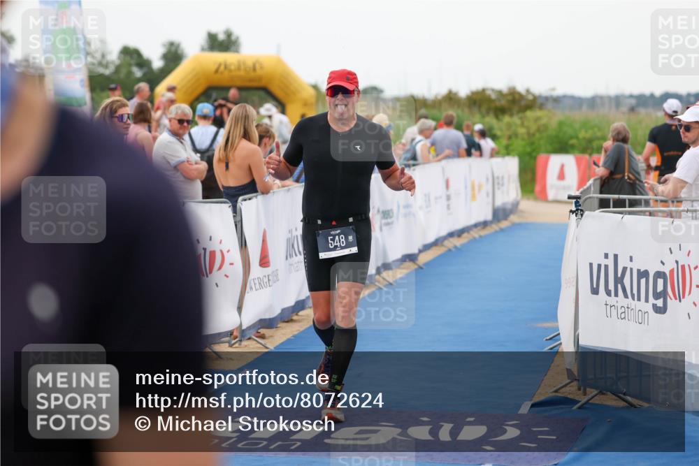 22.06.2025 - Viking Triathlon Michael Strokosch http://msf.ph/oto/8072624 22.06.2025 15:53:53 Ziel 46, 548 meine-sportfotos.de