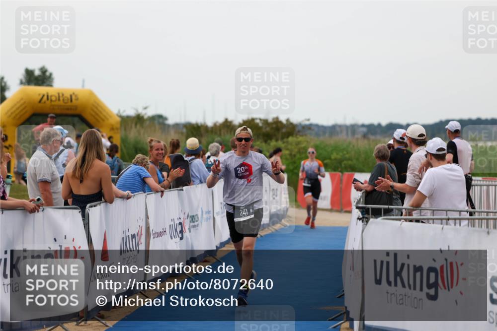 22.06.2025 - Viking Triathlon Michael Strokosch http://msf.ph/oto/8072640 22.06.2025 15:54:18 Ziel 241 meine-sportfotos.de