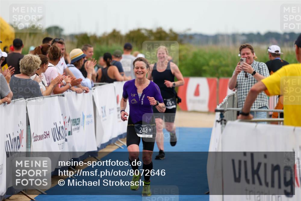 22.06.2025 - Viking Triathlon Michael Strokosch http://msf.ph/oto/8072646 22.06.2025 15:39:27 Ziel 243, 475 meine-sportfotos.de