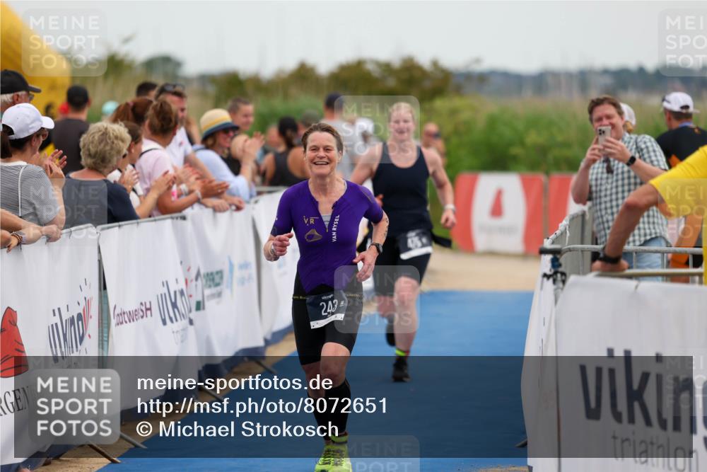 22.06.2025 - Viking Triathlon Michael Strokosch http://msf.ph/oto/8072651 22.06.2025 15:39:27 Ziel 243, 475 meine-sportfotos.de