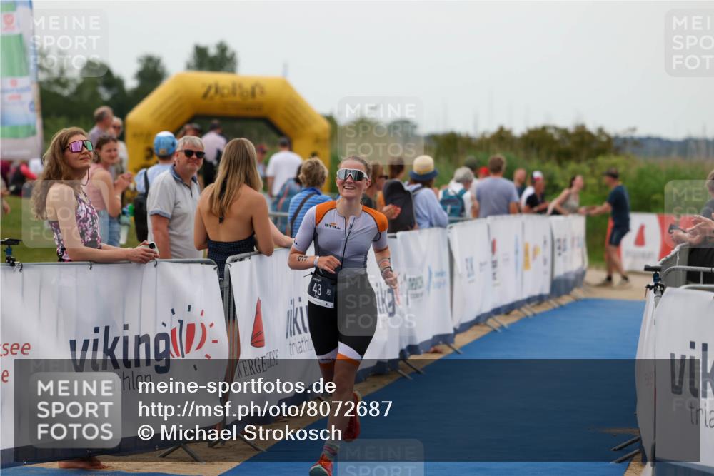 22.06.2025 - Viking Triathlon Michael Strokosch http://msf.ph/oto/8072687 22.06.2025 15:54:23 Ziel 43, 241 meine-sportfotos.de
