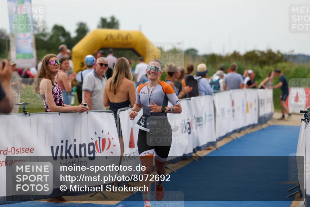 22.06.2025 - Viking Triathlon Michael Strokosch http://msf.ph/oto/8072692 22.06.2025 15:54:24 Ziel 43, 241 meine-sportfotos.de