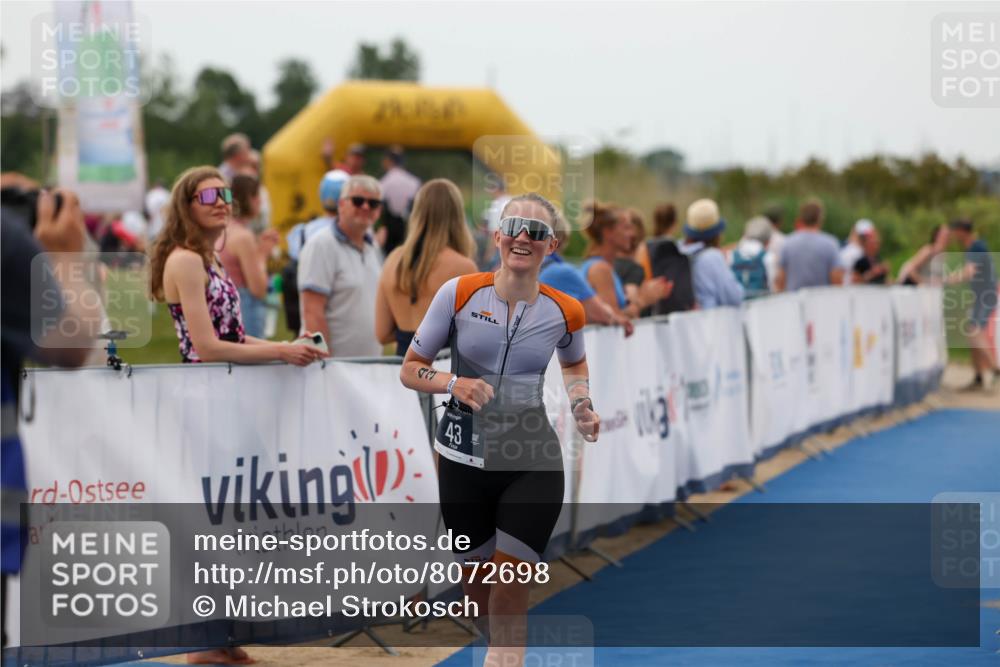 22.06.2025 - Viking Triathlon Michael Strokosch http://msf.ph/oto/8072698 22.06.2025 15:54:24 Ziel 43, 241 meine-sportfotos.de